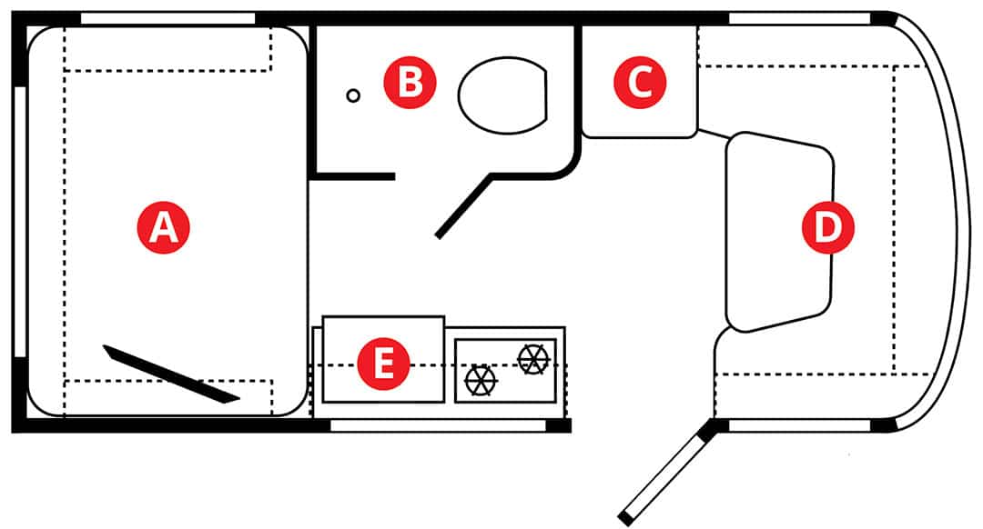 2020 inTech Sol Horizon floorplan 2020 inTech Sol Horizon floorplan illustration