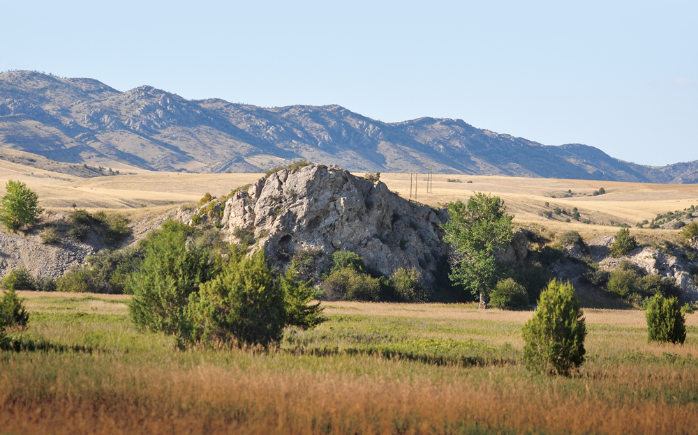 Named by Captain Meriwether Lewis, Fort Rock (in the foreground) is one of the attractions at Montana’s Missouri Headwaters State Park.