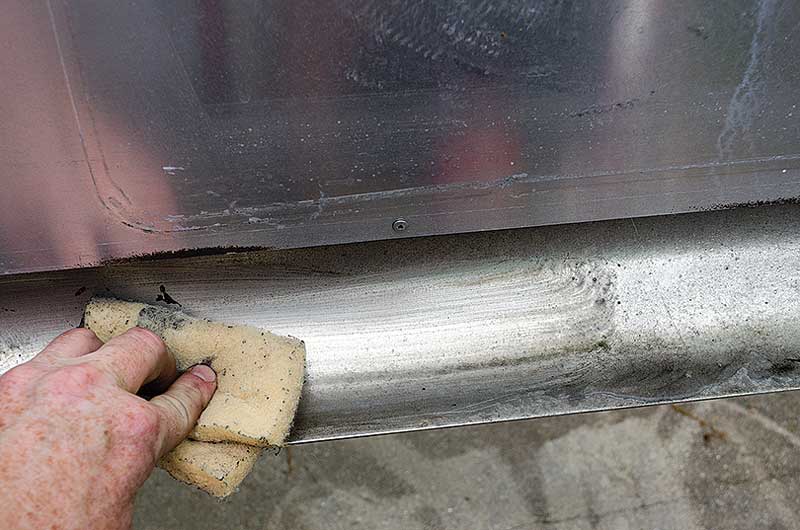 scrubbing cargo bay