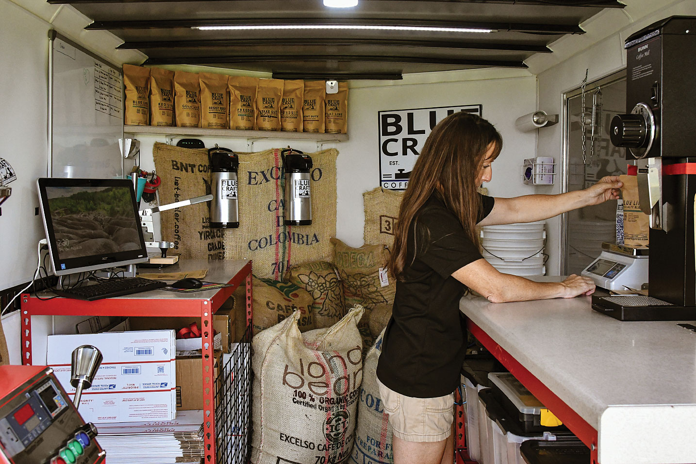 Sara Viara Blue Craft Coffee