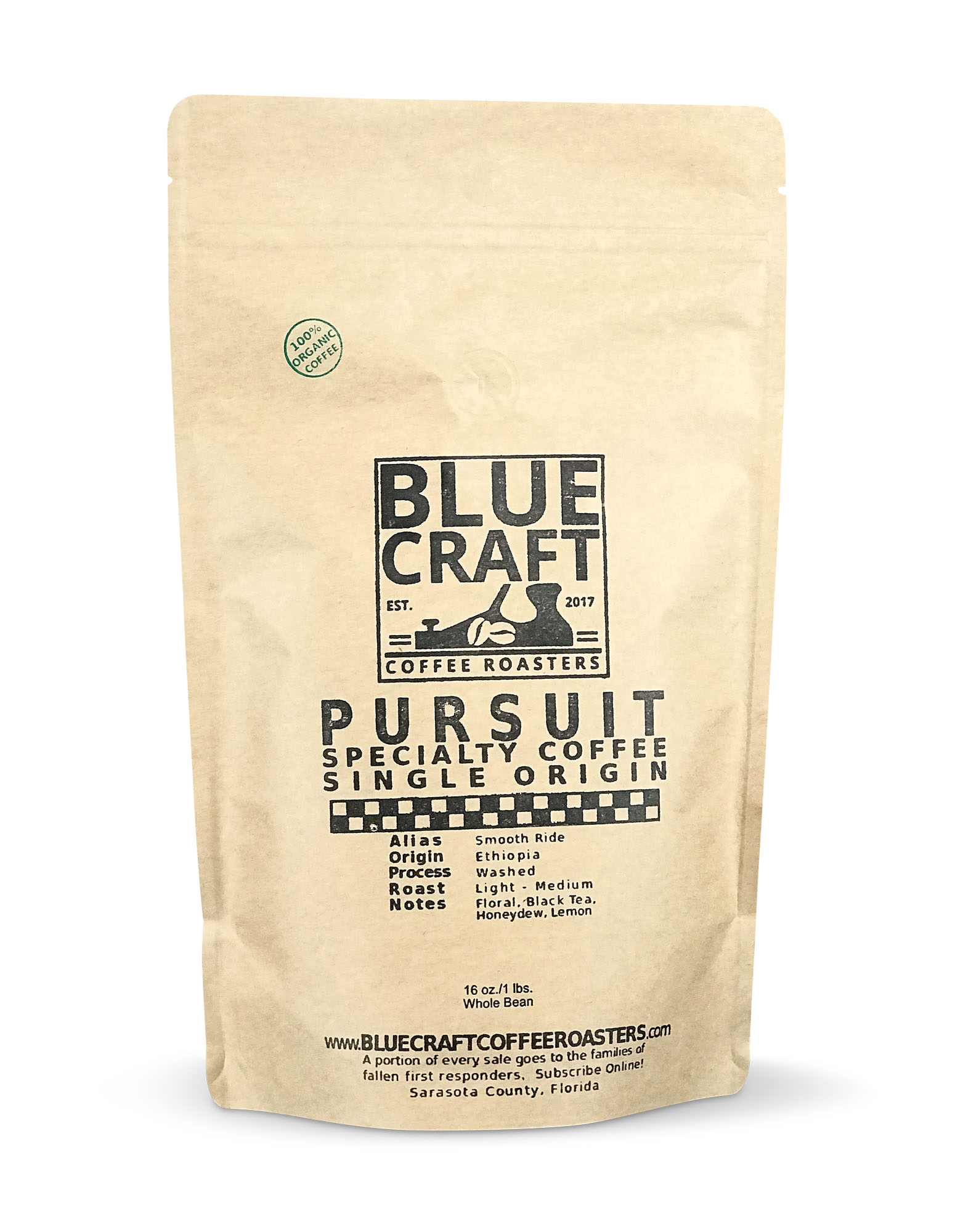 Blue Craft Coffee Bag