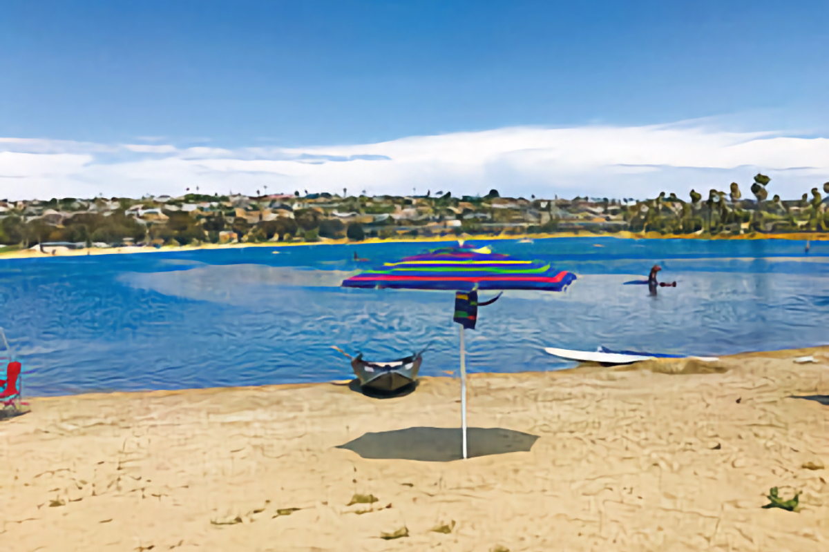 RV winter beach trips