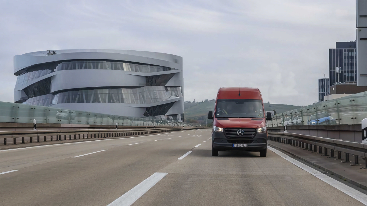 Mercedes Benz electric Sprinter van