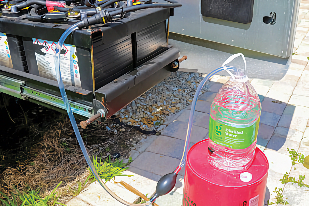 RV battery maintenance