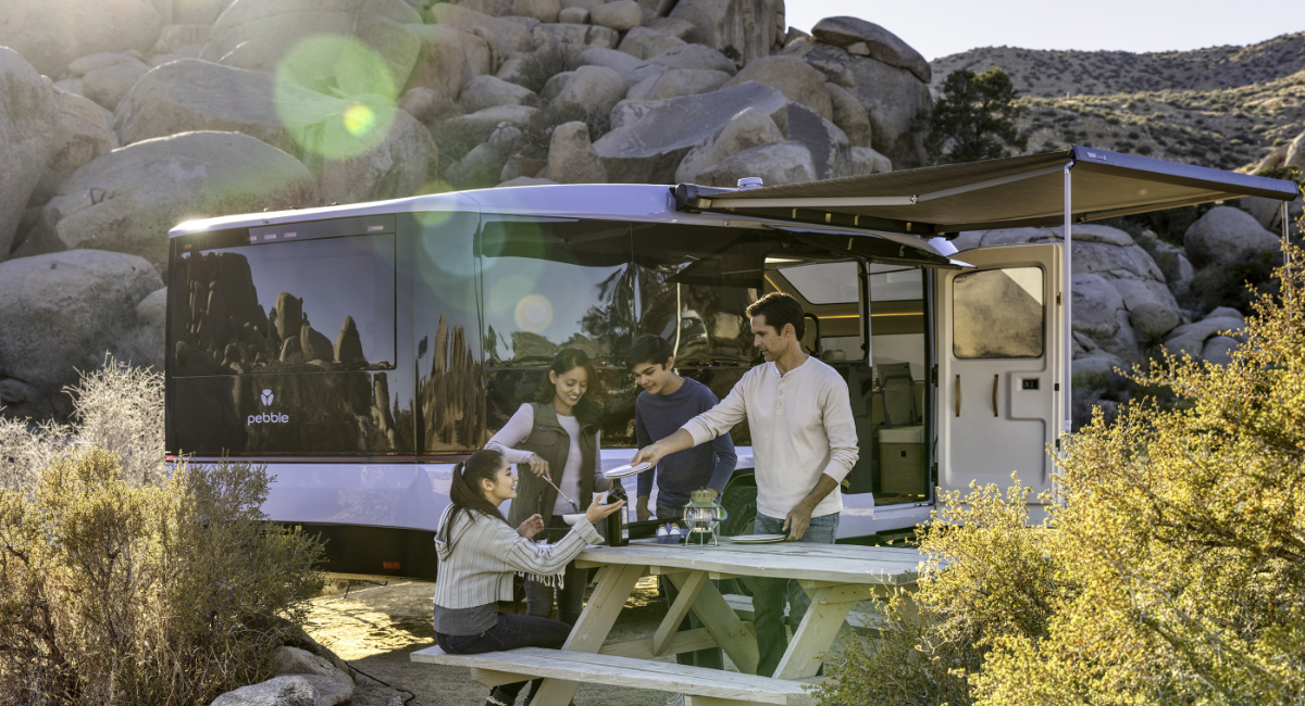 Pebble Flow travel trailer