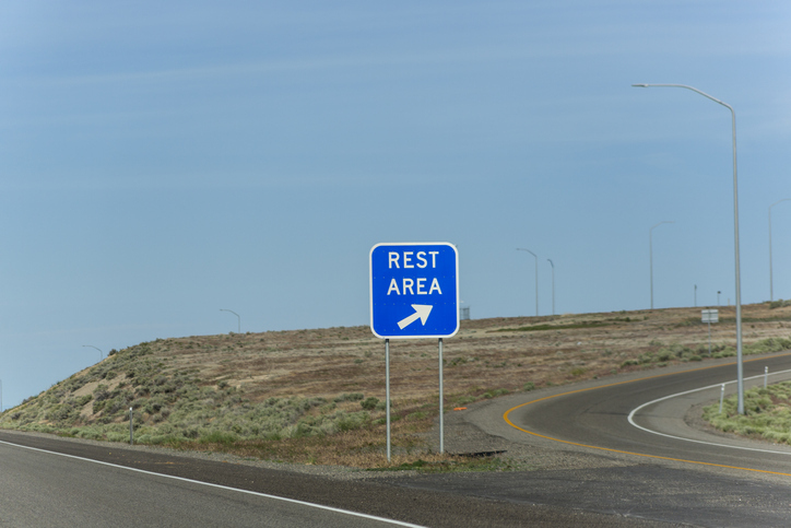 RV breakdown rest area